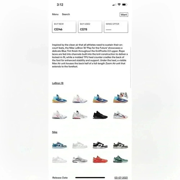 Nike LeBron  18. Clean condition - Picture 4 of 11